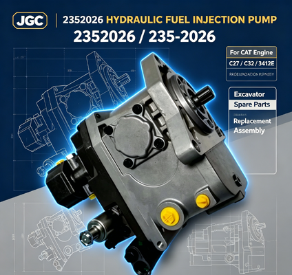قطع غيار حفارات 235-2026 مضخات حقن الوقود الهيدروليكية لمحرك CAT Cater-pillar C27 C32 3412E