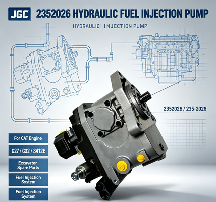 قطع غيار حفارات 235-2026 مضخات حقن الوقود الهيدروليكية لمحرك CAT Cater-pillar C27 C32 3412E