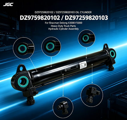 DZ97259820102 DZ97259820103 تجميعة أسطوانة الزيت لشاحنات Shacman Delong X3000 F3000