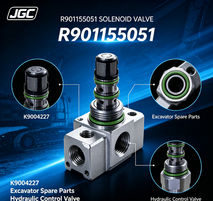 R901155051 قطع غيار الحفر الحفر الصمام الكهربائي K9004227 R901155051