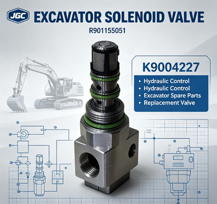 R901155051 قطع غيار الحفر الحفر الصمام الكهربائي K9004227 R901155051