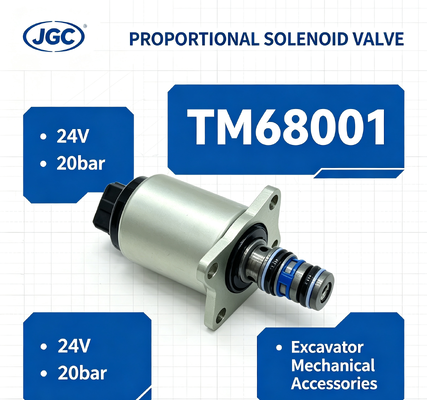 TM68001 الحفرة الملحقات الميكانيكية 24 فولت 20بار الحفرة الصمام الكهربائي النسبية