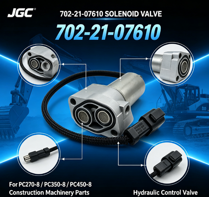 702-21-07610 أجزاء من آلات البناء الحفرة صمام سولينويد لـ PC270-8 PC350-8 PC450-8