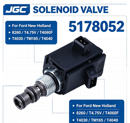 5168052 صمام لولبي لقطع حفارات فورد نيو هولاند 8260 T4.75V T4060F T4030 TM165 T4040