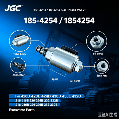 1854254 بيع ساخن الصمام الكهربائي لقطع غيار الحفر 420D 420E 424D 430D 430E 432D 216 216B 226 226B 232 232B
