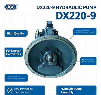 DX220-9 مجموعة المضخة الهيدروليكية ذات الجودة العالية للطراز القديم لمحفر دوسان قطع غيار آلات البناء