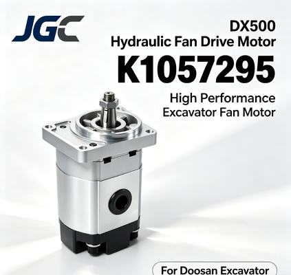 K1057295 DX500 هيدروليك مروحة محرك محرك ، عالية الأداء حفارة مروحة هيدروليكية للمحفر دوسان